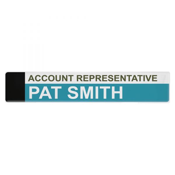 AVT75318 Advantus Panel Wall Sign Name Holder, Acrylic, 9 x 2, Clear