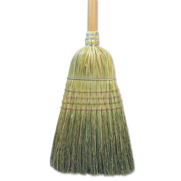 BWK932CEA Boardwalk Warehouse Broom, Corn Fiber Bristles, 56" Overall Length, Natural