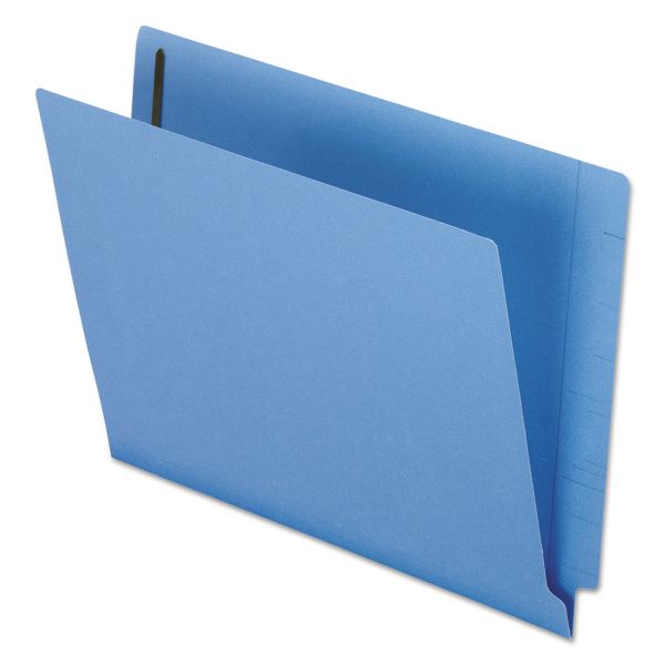 PFXH10U13BL Pendaflex Reinforced End Tab Expansion Folder, Two Fasteners, Letter, Blue, 50/Box