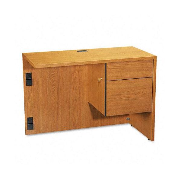GLBG2040FRHVO Global Genoa "L" Workstation Return, Right, 40w x 20d x 29h, Oak