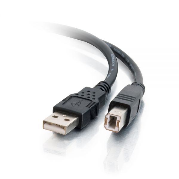 SYNX1775346 C2G 3m USB 2.0 A to B Cable for Printers and USB Devices - Black (9.8ft)