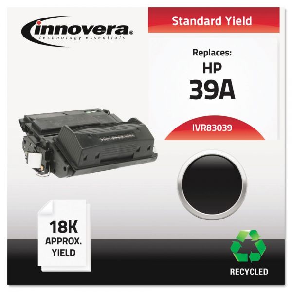 IVR83039 Innovera Remanufactured Q1339A (39A) Toner, Black