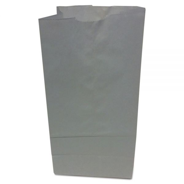 BAGGW5500 General #5 Paper Grocery Bag, 35lb White, Standard 5 1/4 x 3 7/16 x 10 15/16, 500 bags