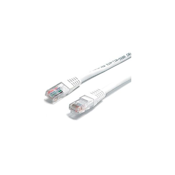 SYNX2852566 StarTech.com 6 ft White Molded Cat5e UTP Patch Cable
