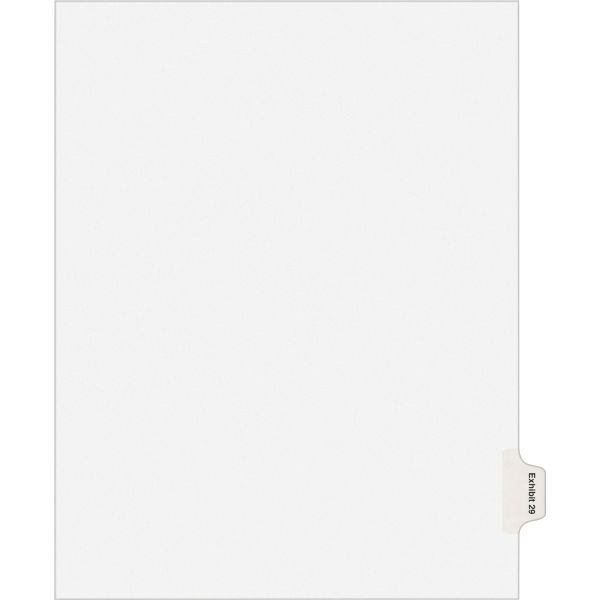 AVE82161 Avery Legal Exhibit Index Dividers