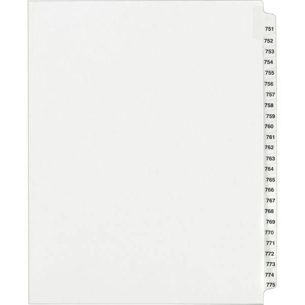 AVE82309 Avery Side Tab Collated Legal Index Dividers