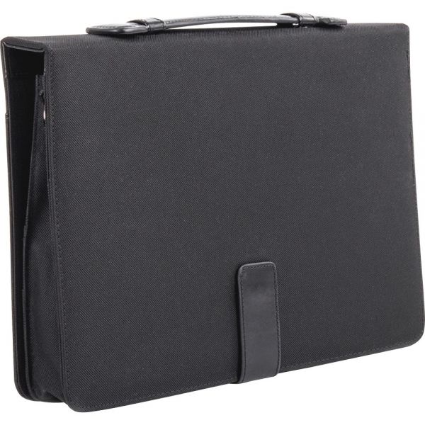 BND465600BLK Bond Street, Ltd. Tablet Case/Organizer with Writing Pad, 14-3/4 x 2, x 10-1/4, Black