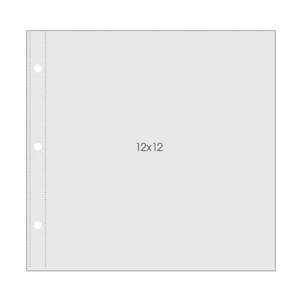 NOTM039376 Sn@p! Pocket Pages For 12"X12" Binders 10/Pkg