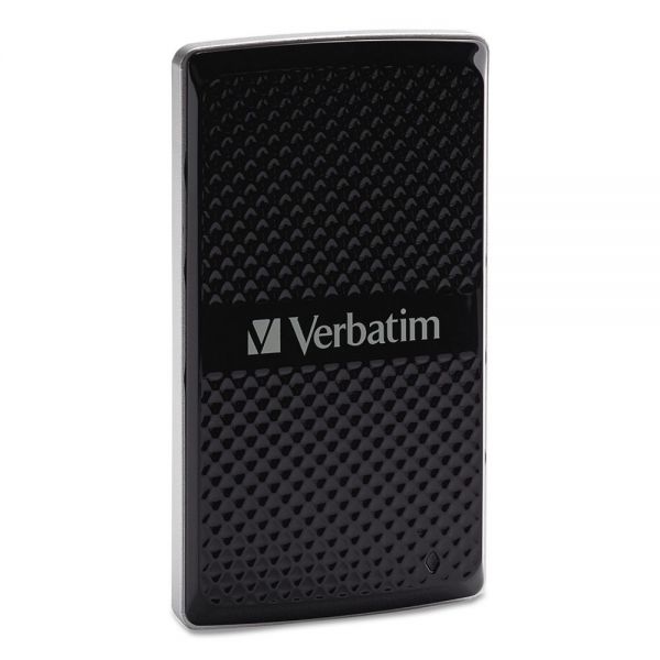 VER47681 Verbatim Store 'n Go External SSD Drive, 256GB, USB 3.0