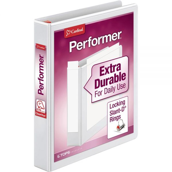 CRD19010 Cardinal XtraValue 1" 3-Ring View Binder
