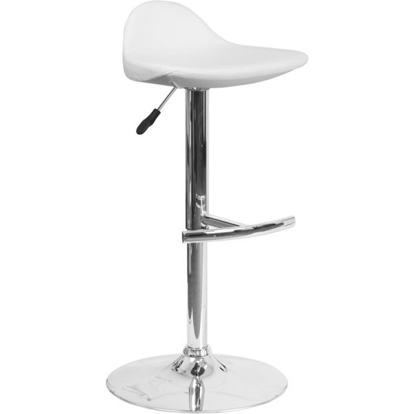 FHFDS8002WHGG Flash Furniture Contemporary Barstool