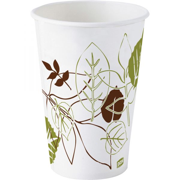 DXE12FPWSPK Dixie Pathways 12 oz Paper Cups
