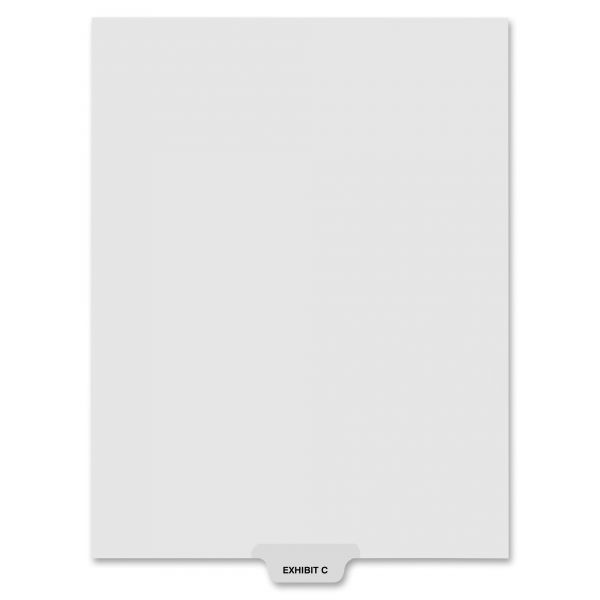 KLF81142 Kleer-Fax 80000 Series Bottom-Tab Legal Exhibit Index Dividers