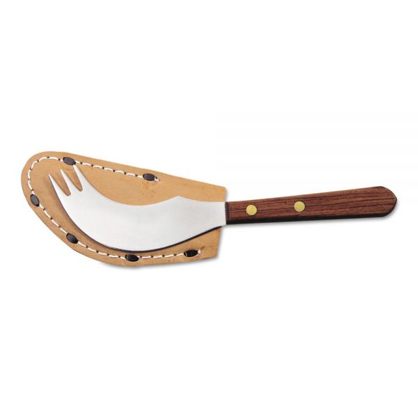 DXX18240 Dexter Connoisseur Knife/Fork Combination, High-Carbon Steel, Rosewood Handle, 4"