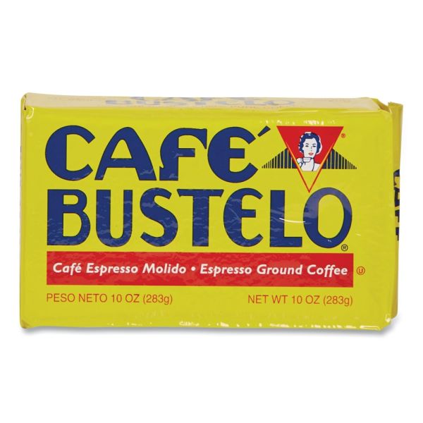 Caf Bustelo Coffee, Espresso, 10 oz Brick Pack (Makes about 25 Cups),  Arabica Flavor, Dark Roast | OfficeSupply.com