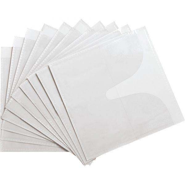 CCS26555 Compucessory Self-Adhesive Poly CD/DVD Holders