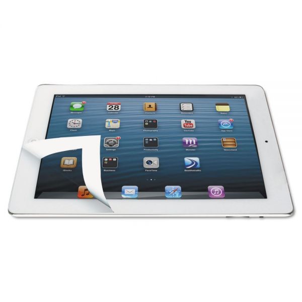 KTKTP646W Kantek Bubble-Free Protective Filter for iPad mini, White