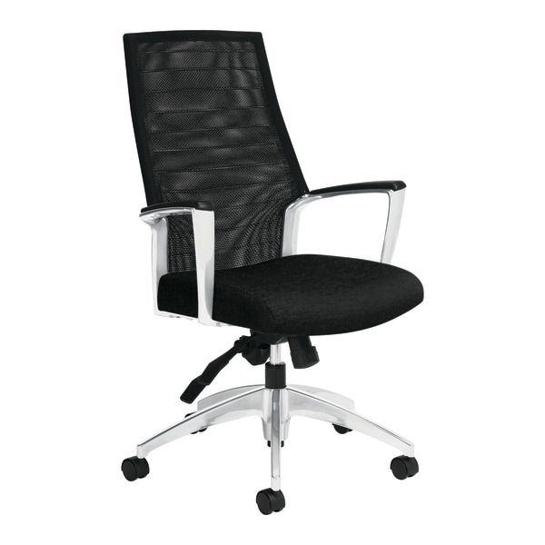 Global Accord HighBack Tilter Chair, 44"H x 25"W x 25"D, Black Coal
