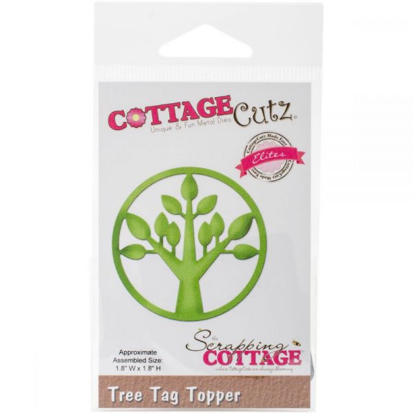 NOTM334686 CottageCutz Elites Tree Tag Topper Die