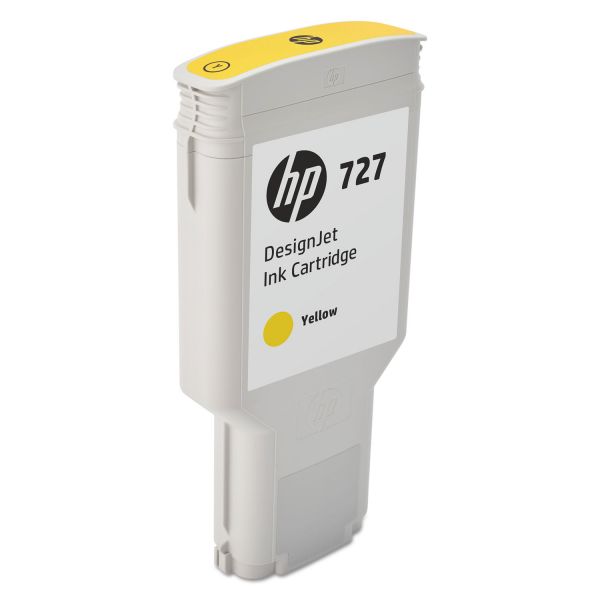 HEWF9J78A HP 727 (F9J78A) Yellow Original Ink Cartridge, 300 mL