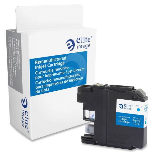 ELI76111 Elite Image Remanufactured Brother LC103C Ink Cartridge