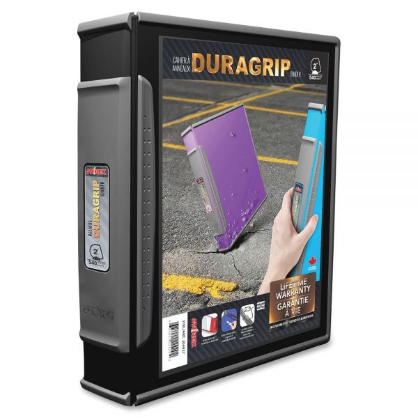 STX33580B06C Storex Dura Grip 2" 3-Ring View Binder