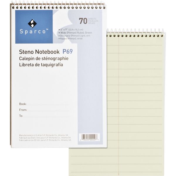 SPRP69 Sparco Steno Pad