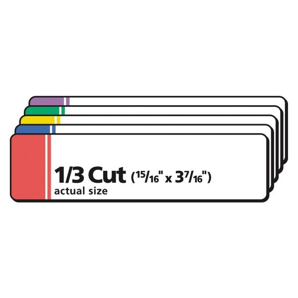 Avery TrueBlock Extra-Large Permanent Inkjet/Laser File Folder Labels ...