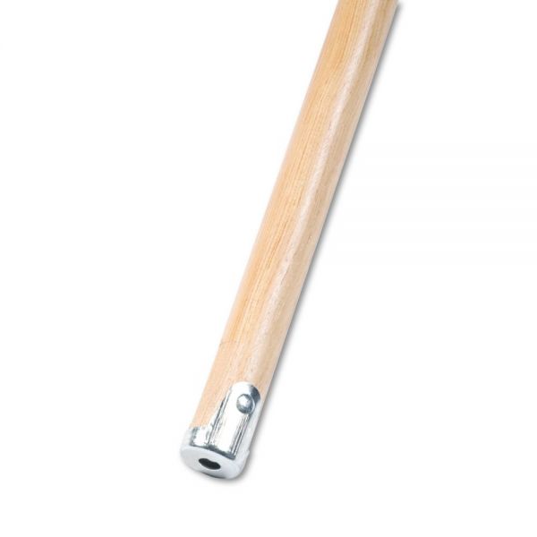 BWK834 Boardwalk Lie-Flat Screw-In Mop Handle, Lacquered Wood, 1 1/8" dia. x 60"L, Natural