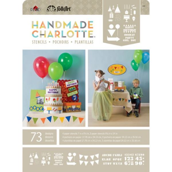 NOTM134896 Handmade Charlotte Paper Stencils 7"X9.5"