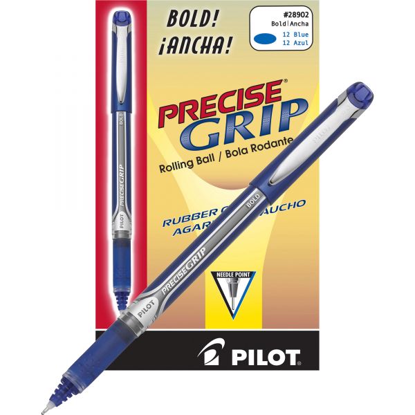 PIL28902DZ Pilot Precise Grip Bold Capped Rolling Ball Pens