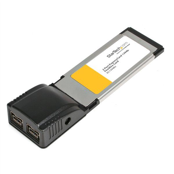 SYNX1959589 StarTech.com 2 Port ExpressCard 1394b FireWire Laptop Adapter Card