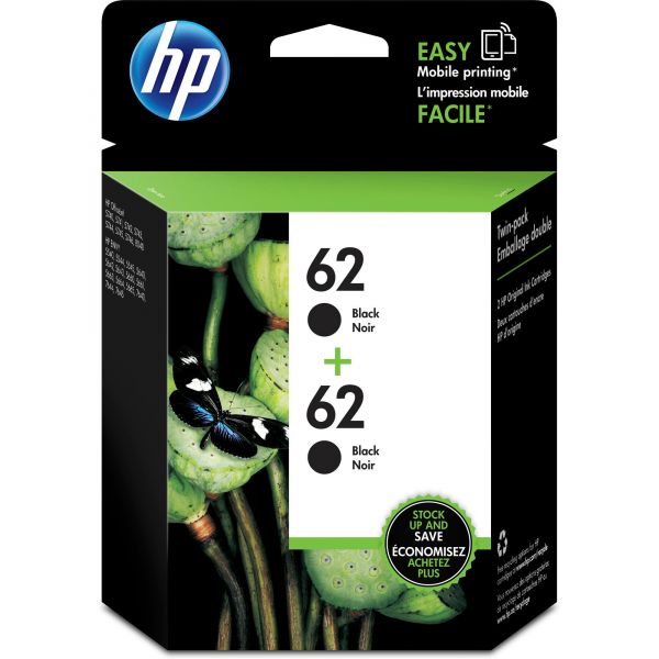 HEWT0A52AN HP 62 (T0A52AN) Black Original Ink Cartridge