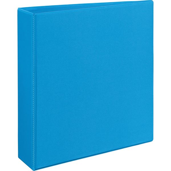 AVE05501 Avery Heavy-Duty Non Stick 3-Ring View Binder, 2" Capacity, Slant Ring, Light Blue