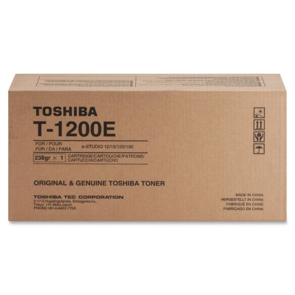 TOST1200E Toshiba T1200E Black Toner Cartridge