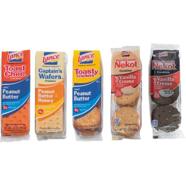 LNE40625 Lance Variety Pack Snack Crackers/Cookies