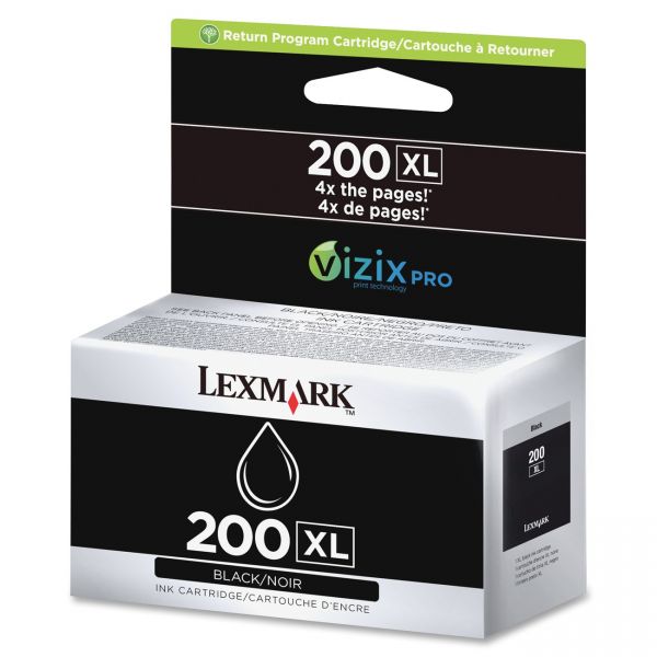 SYNX3051383 Lexmark #200XL Black High Yield Return Program Ink Cartridge (14L0174)