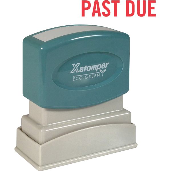 XST1362 Xstamper PAST DUE Title Stamp