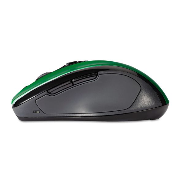 KMW72424 Kensington Pro Fit Mid-Size Wireless Mouse, Right, Windows, Emerald Green