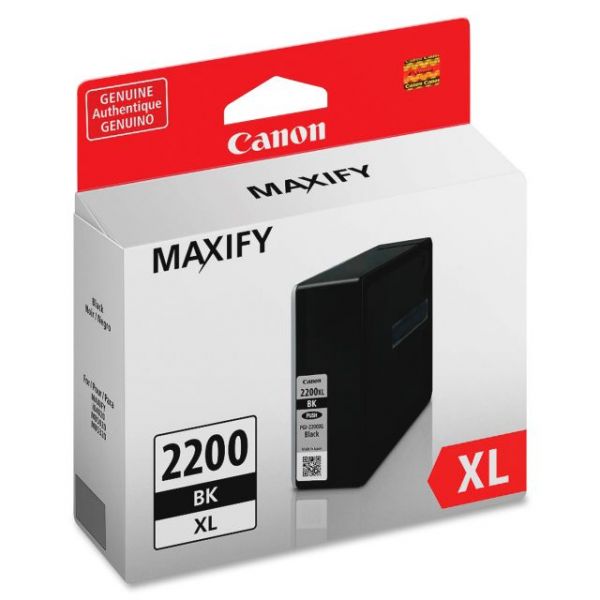 CNMPGI2200XLBK Canon PGI-2200XL Black High Yield Ink Cartridge