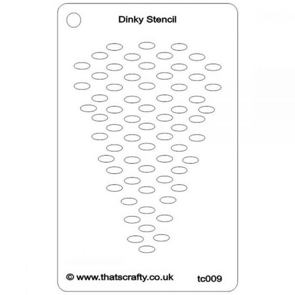 NOTM369759 That's Crafty Dinky Stencil 3"X4.75"