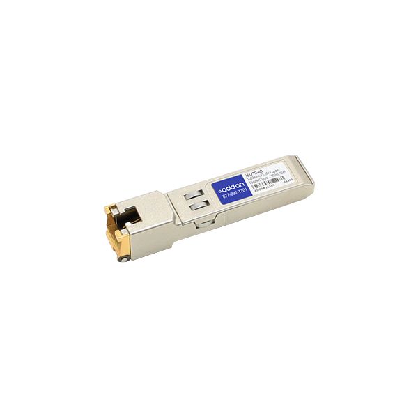 SYNX3794102 AddOn HP J8177C Compatible TAA Compliant 10/100/1000Base-TX SFP Transceiver (Copper, 100m, RJ-45)
