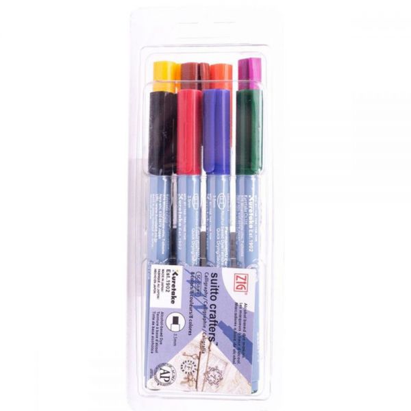 NOTM311342 Zig Suitto Crafters Calligraphy Marker Set 8/Pkg
