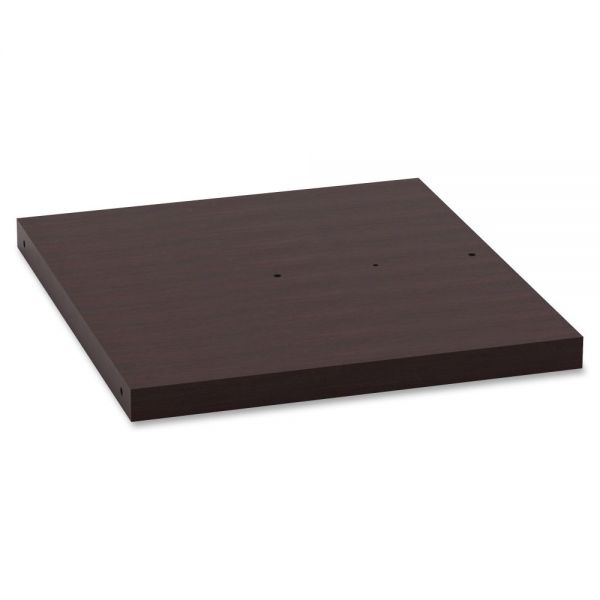 LLR69949 Lorell Prominence Table Espresso Straight Leg Base