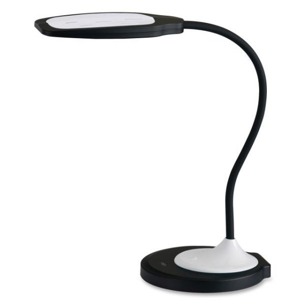 LLR21598 Lorell USB Charger LED Table Lamp
