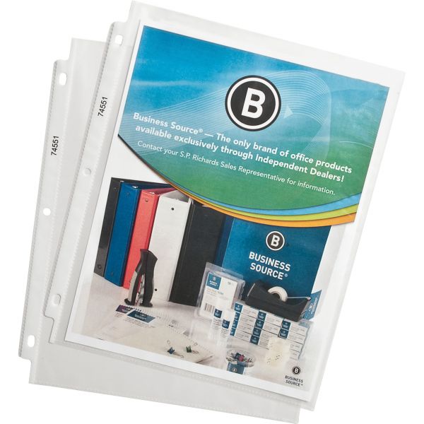 BSN74551 Business Source Top Loading Sheet Protectors