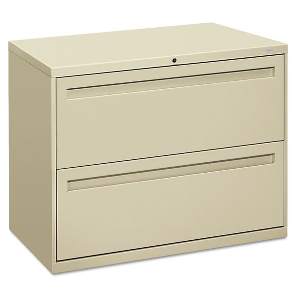 HON782LL HON 700 Series Two-Drawer Lateral File, 36w x 19-1/4d, Putty