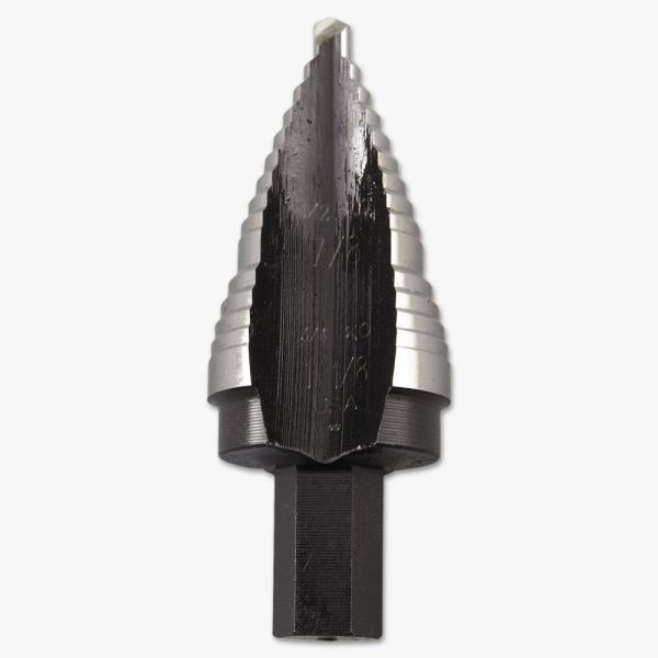 UBT10239 IRWIN Unibit Fractional Two-Step Drill Bit, 7/8in to 1 1/8in