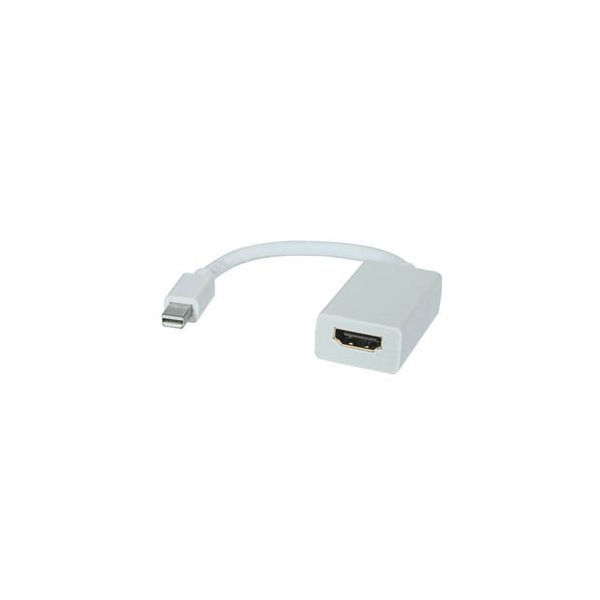 SYNX4054546 AddOn 20.00cm (8.00in) Mini-DisplayPort Male to HDMI Female White Adapter Cable