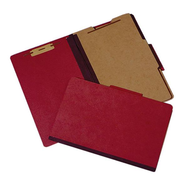 NSN4632324 SKILCRAFT Heavy-Duty Earth Red Classification Folders